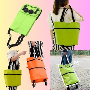 Skládací nákupní taška na kolečkách | FOLDNCARRY