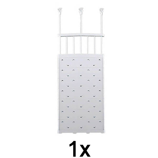 1x Nastavitelný policový regál | SHELFEXPEND