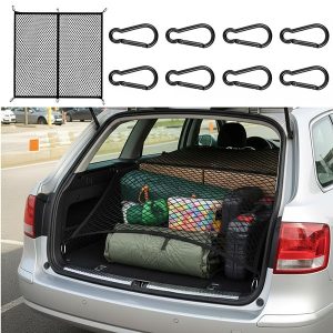 Elastická síť na náklad - 120x120 cm, 6 kovových karabin | NETLASTIK
